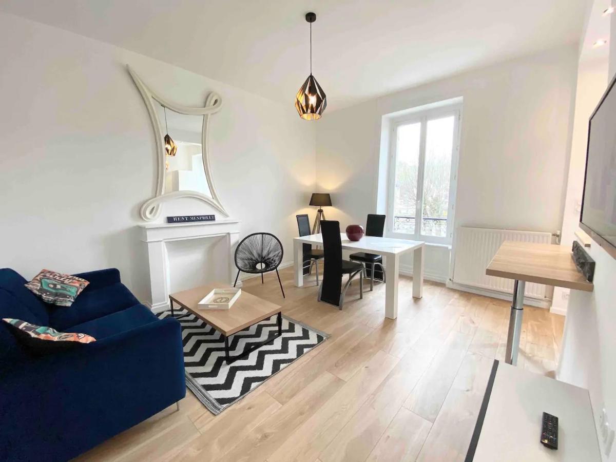 Le Deco - Confort - Wifi - Luminosite - Entre Gare Et Centre Quimper Kültér fotó
